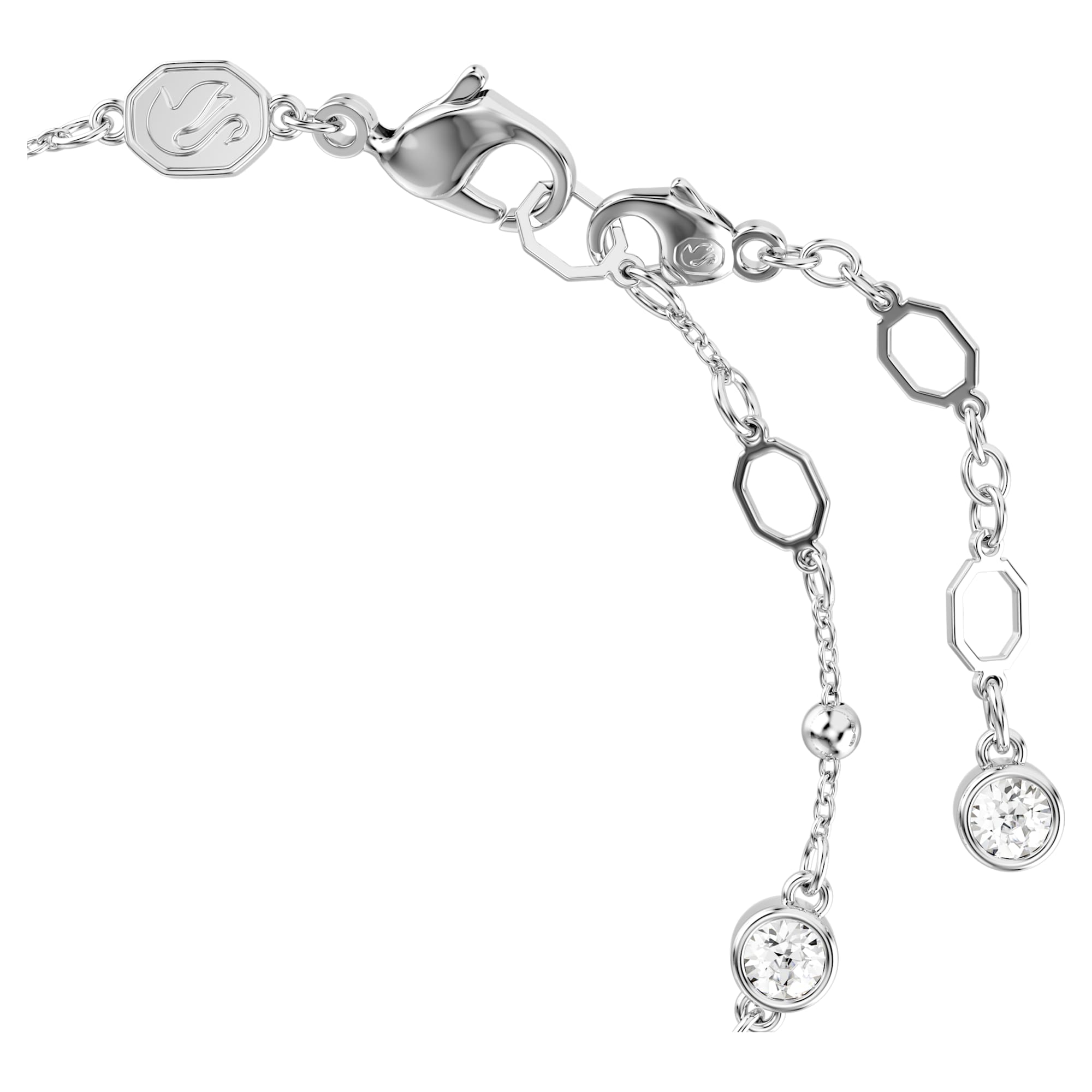 Imber - Blanc Argenté -  Bracelet - Swarovski