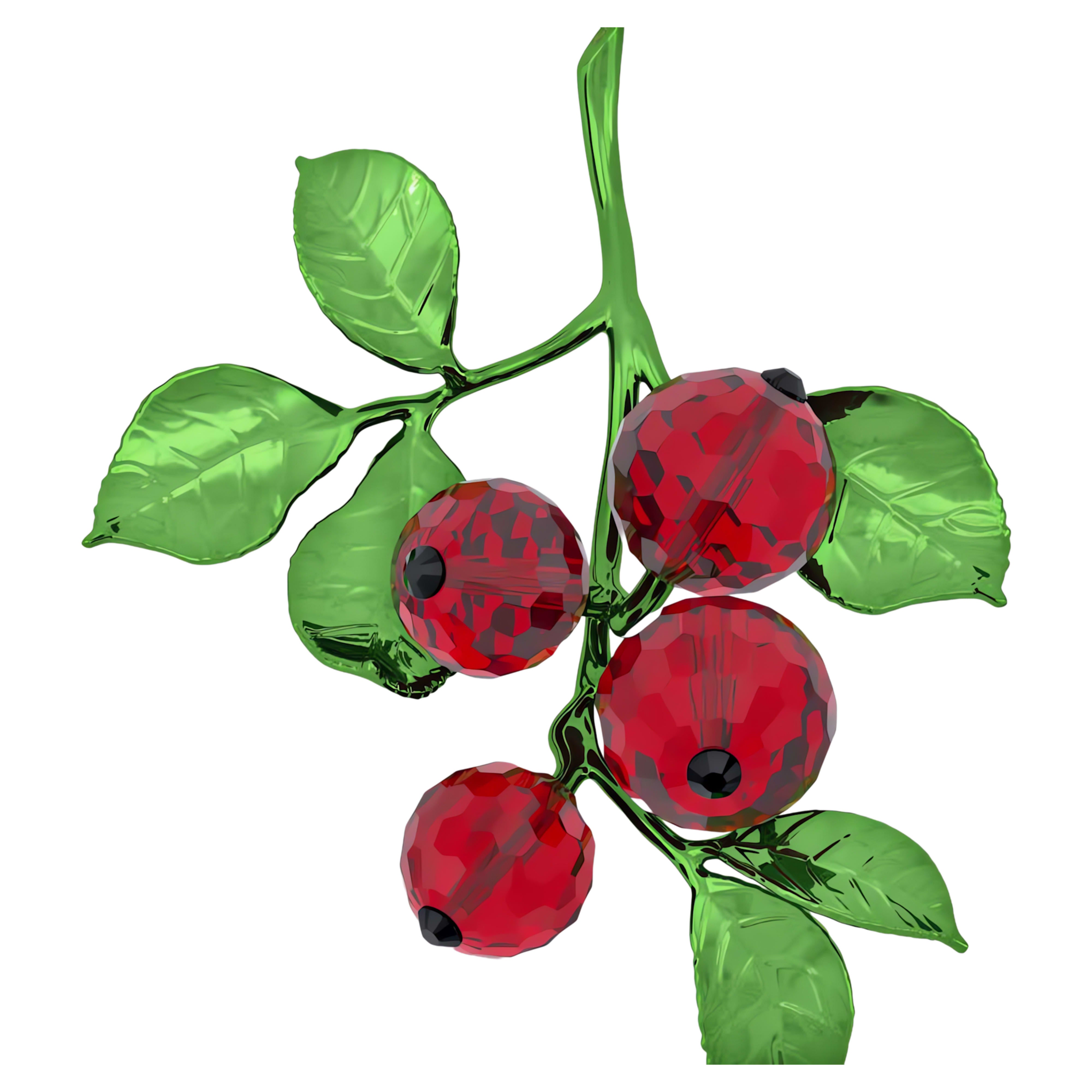 Idyllia Red Berries Figurine – Swarovski