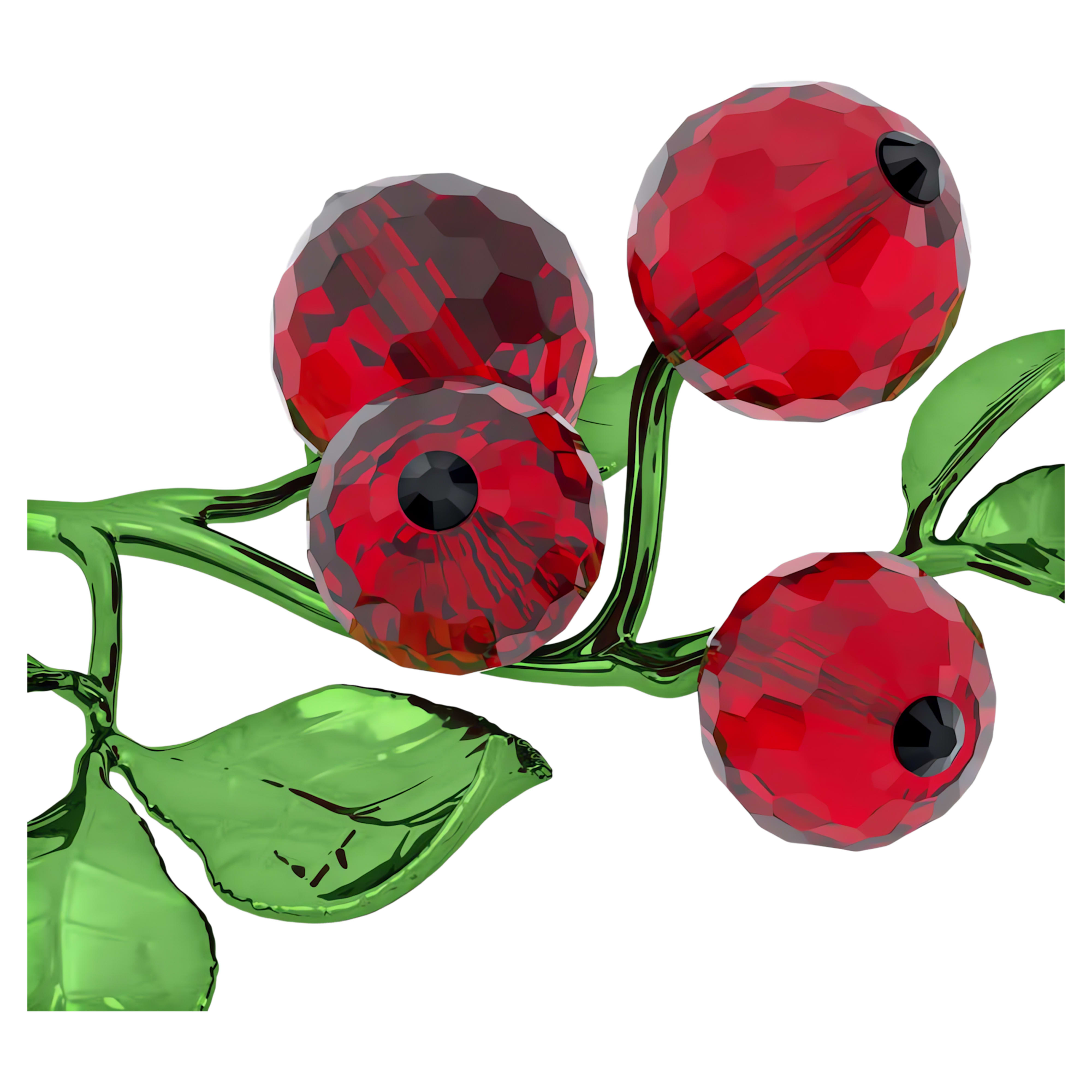 Idyllia Red Berries Figurine – Swarovski