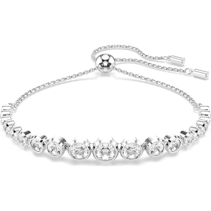 Imber - White Silver - Bracelet - Swarovski