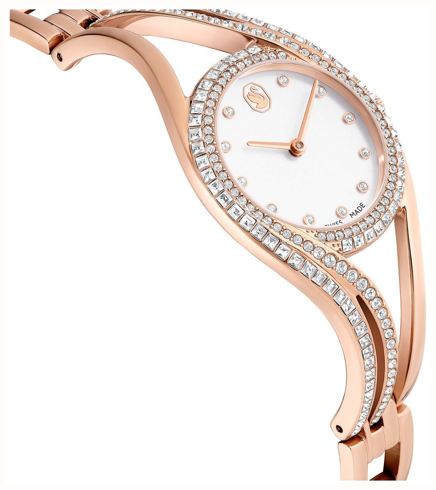 Hyperbola Crystal Rose Gold Women's Watch – Swarovski