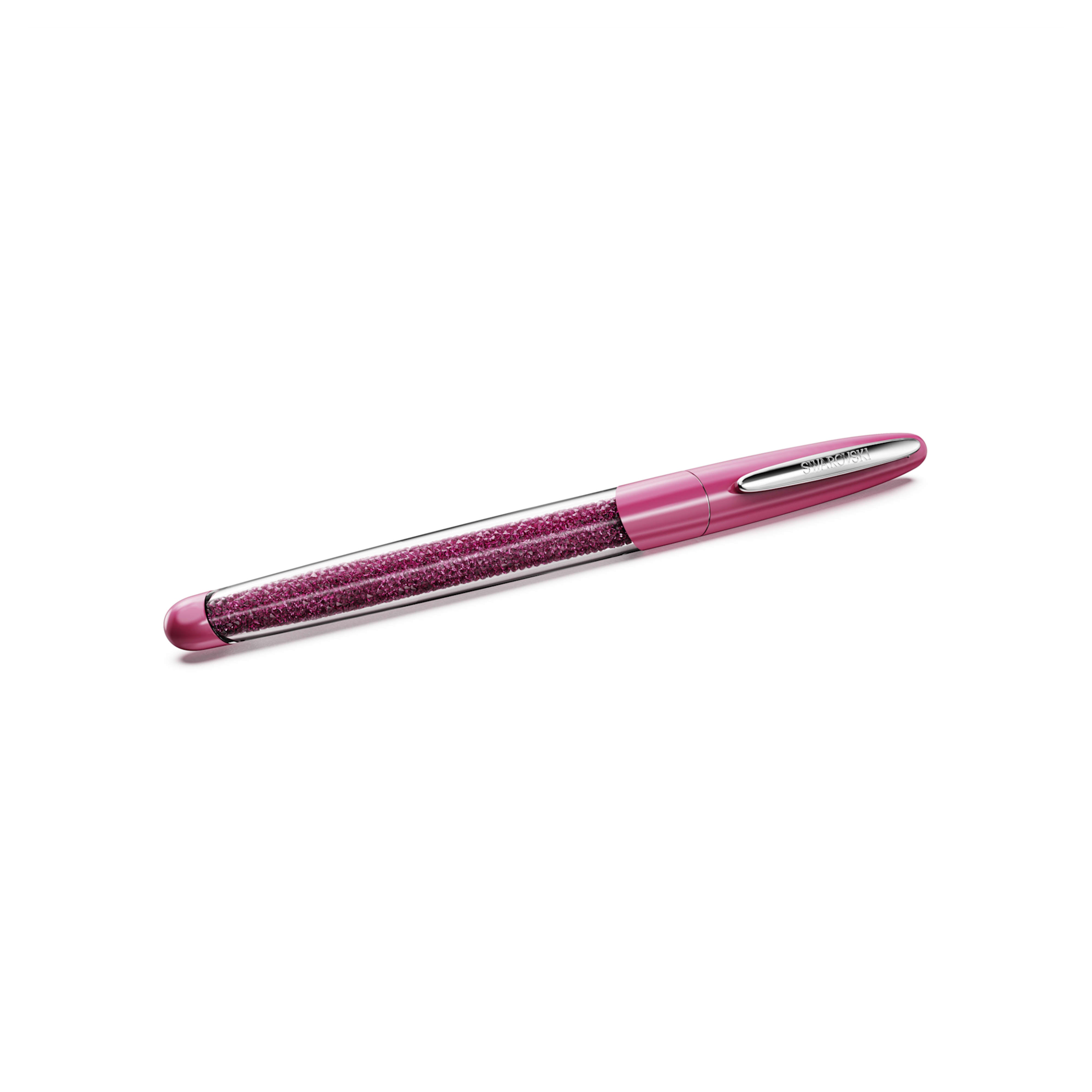 Crystalline Nova Rose Chrome Rollerball Pen – Swarovski
