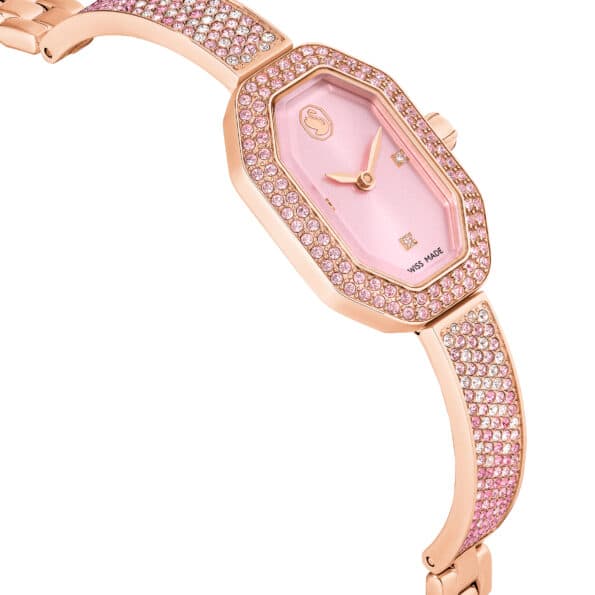 Dextera Bangle Rose and Steel Rose Gold Women's Watch – Swarovski