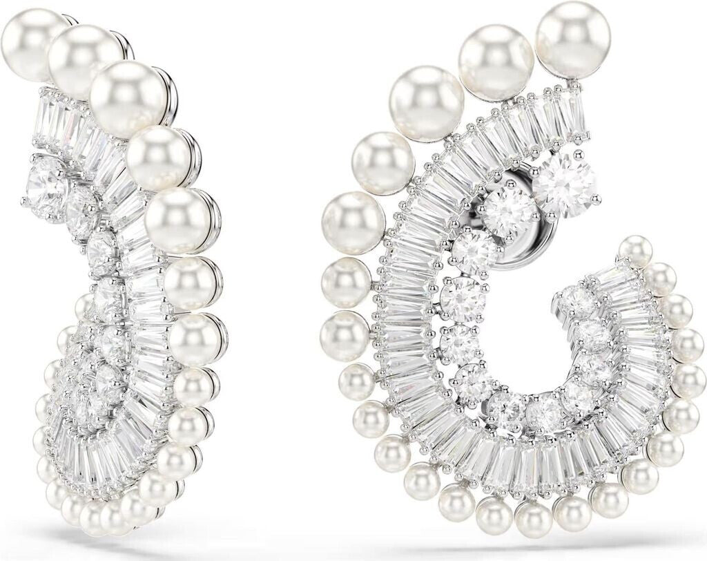 Women's Ariana Grande Pearl White Silver Earrings – Swarovski