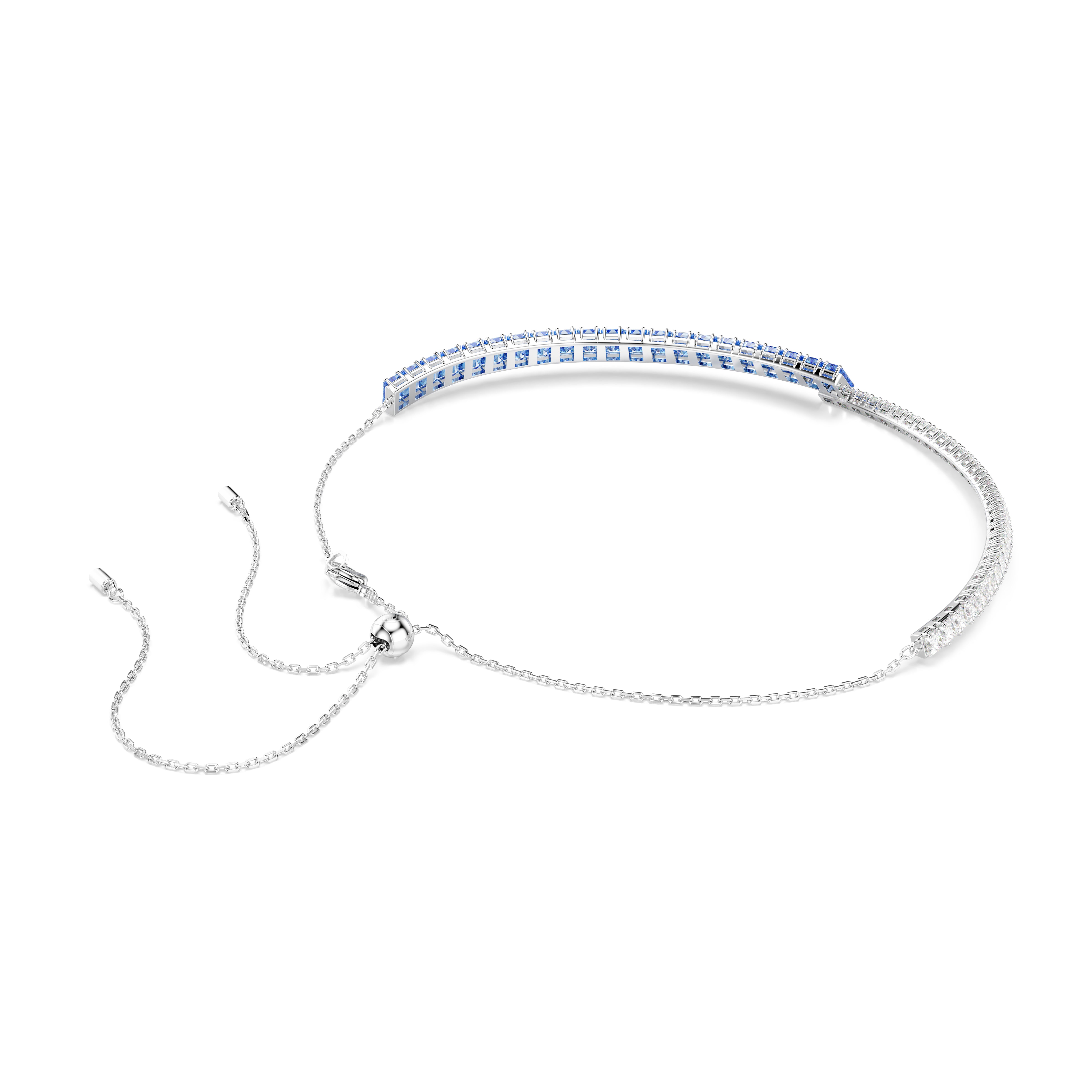 Matrix - Silver Blue - Choker - Swarovski