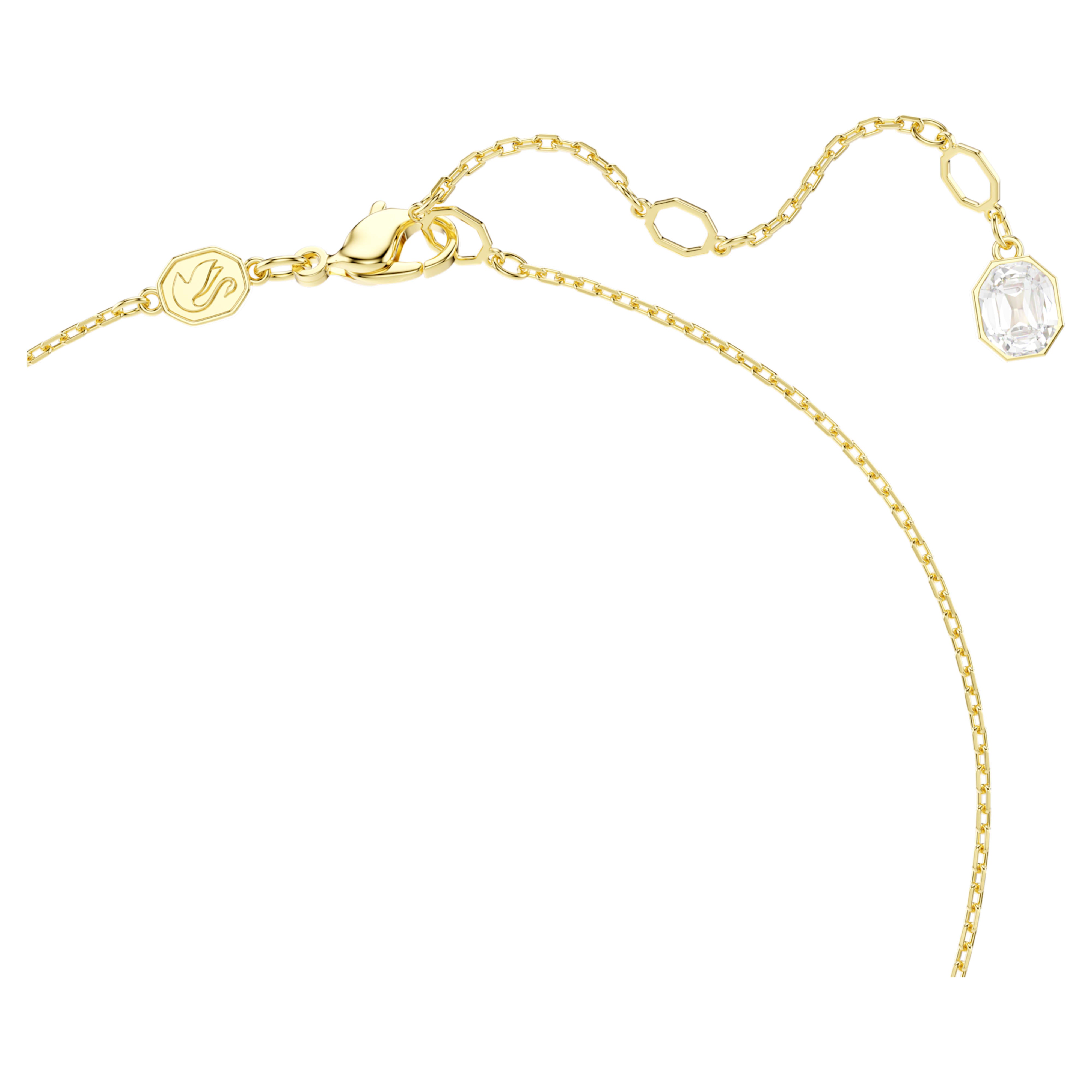 Idyllia pearl and multicolor flower pendant – Swarovski