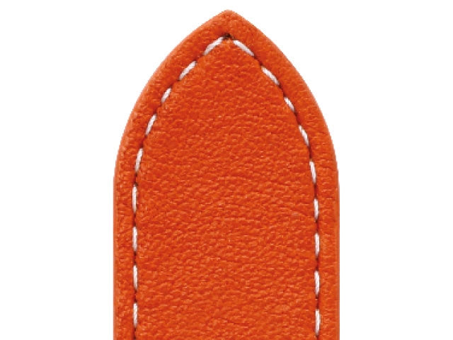 Δερμάτινο λουράκι ρολογιού - Manhattan - Orange - Rochet - 14x14mm