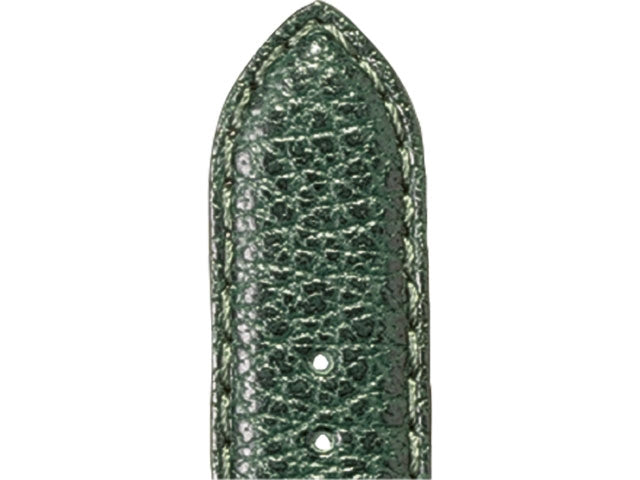 レザー時計ストラップ - バッファロー - エンパイア グリーン - ロシェット - 12x10mm
