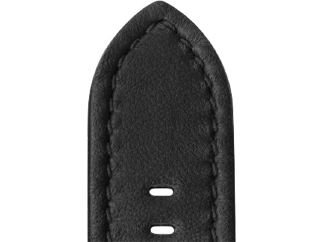 Leren Horlogeband - Tasman - Zwart - Rochet - 20x20mm