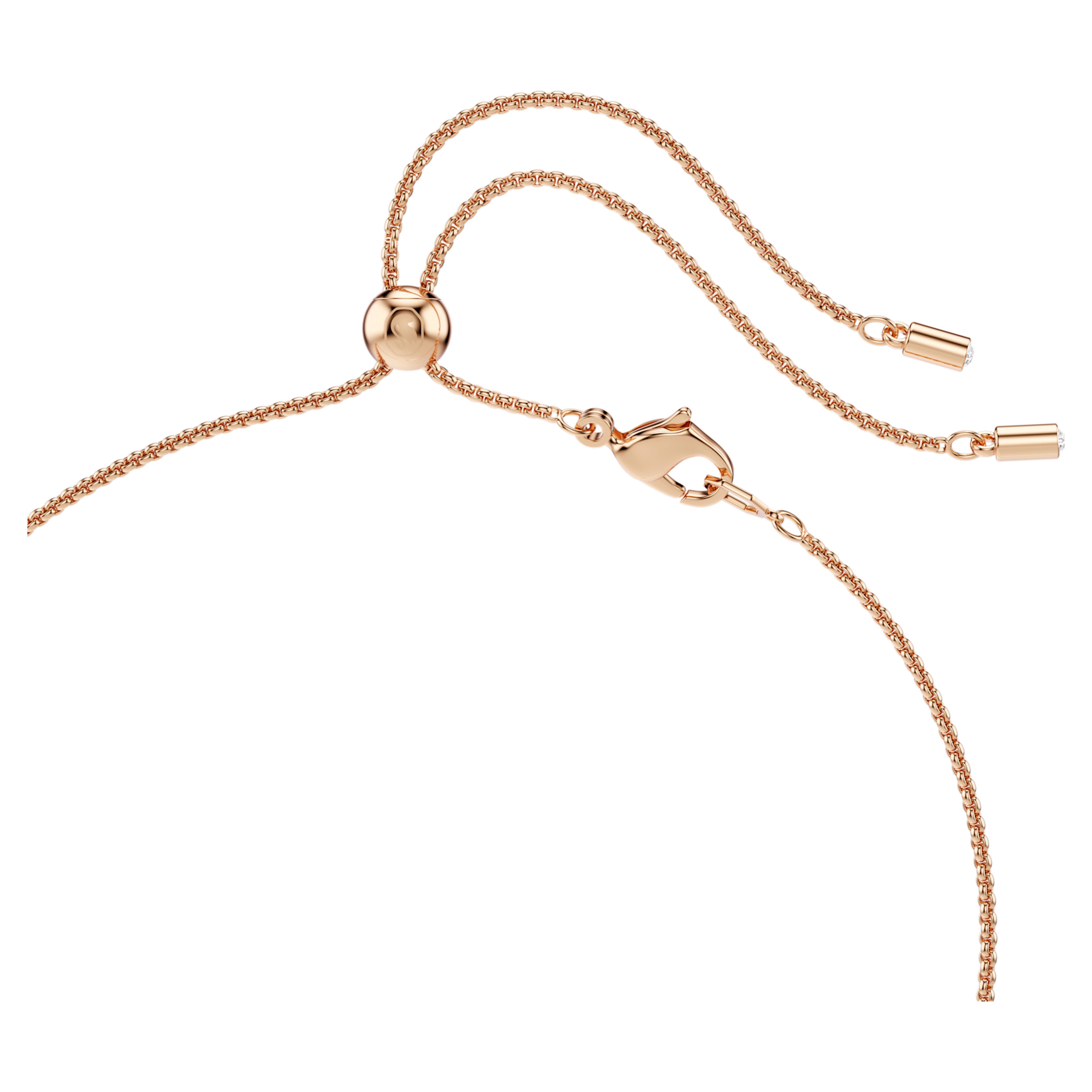 Constella pink gold pearl pendant – Swarovski