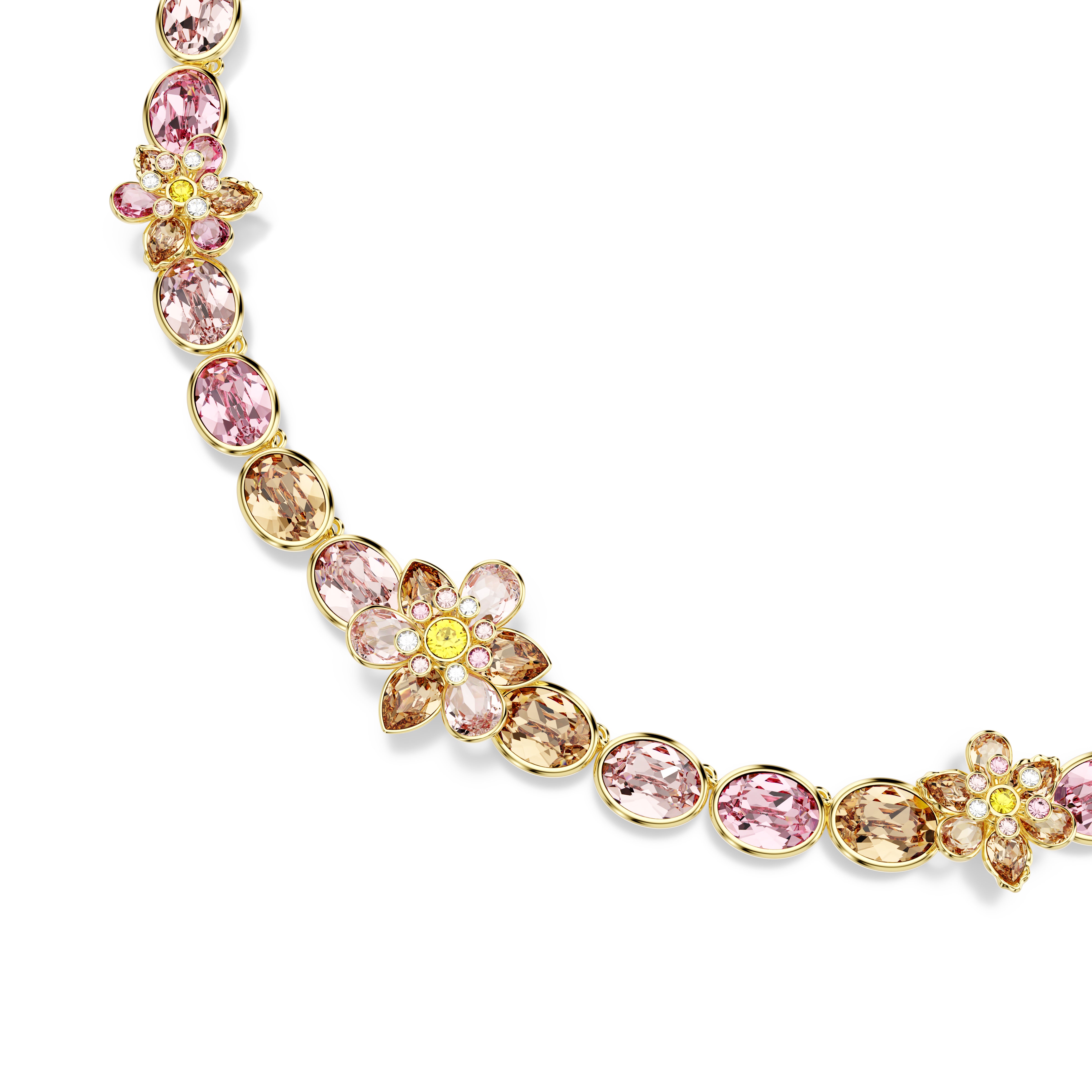Idyllia multicolored flower necklace – Swarovski