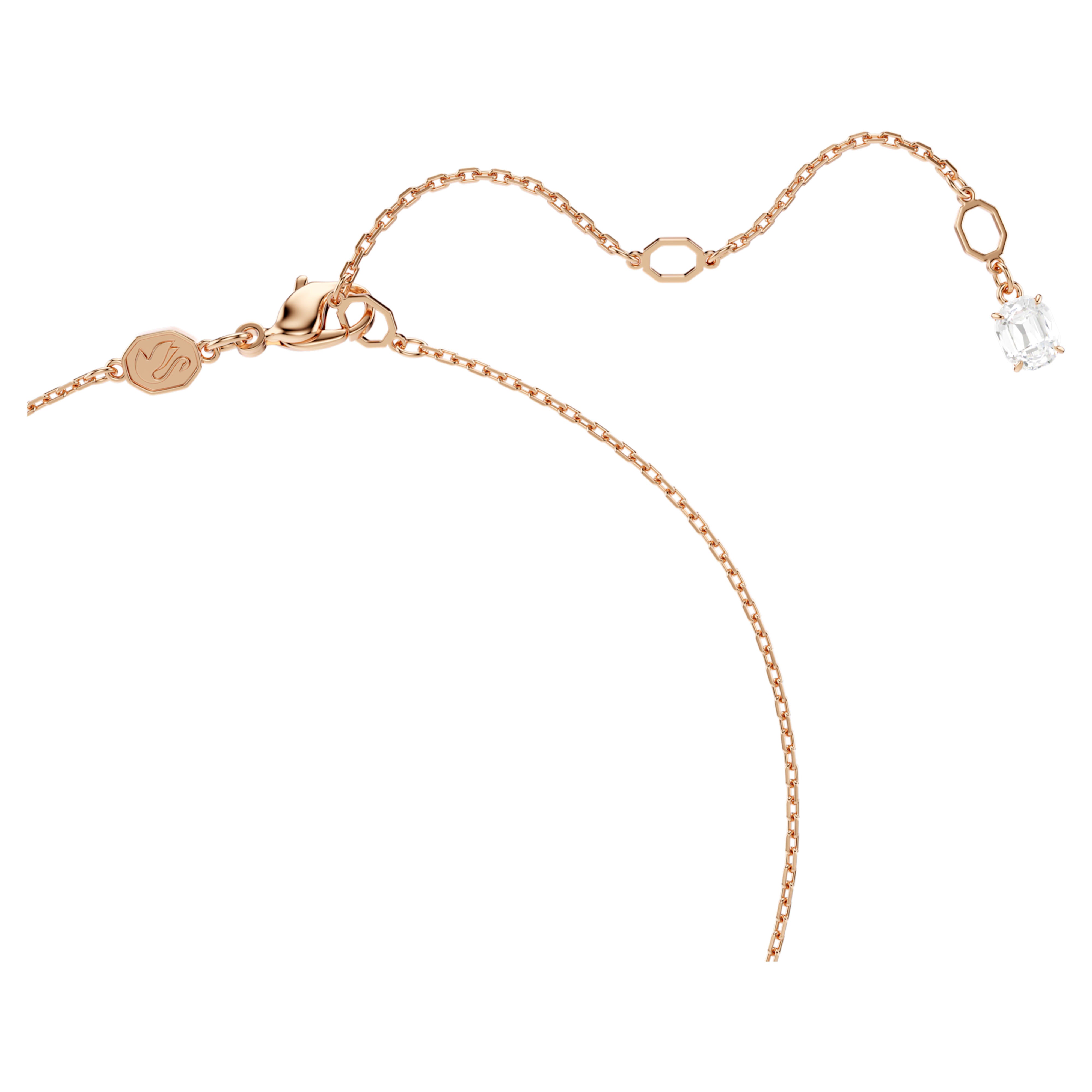 Colgante piedra danzante rosa cisne – Swarovski