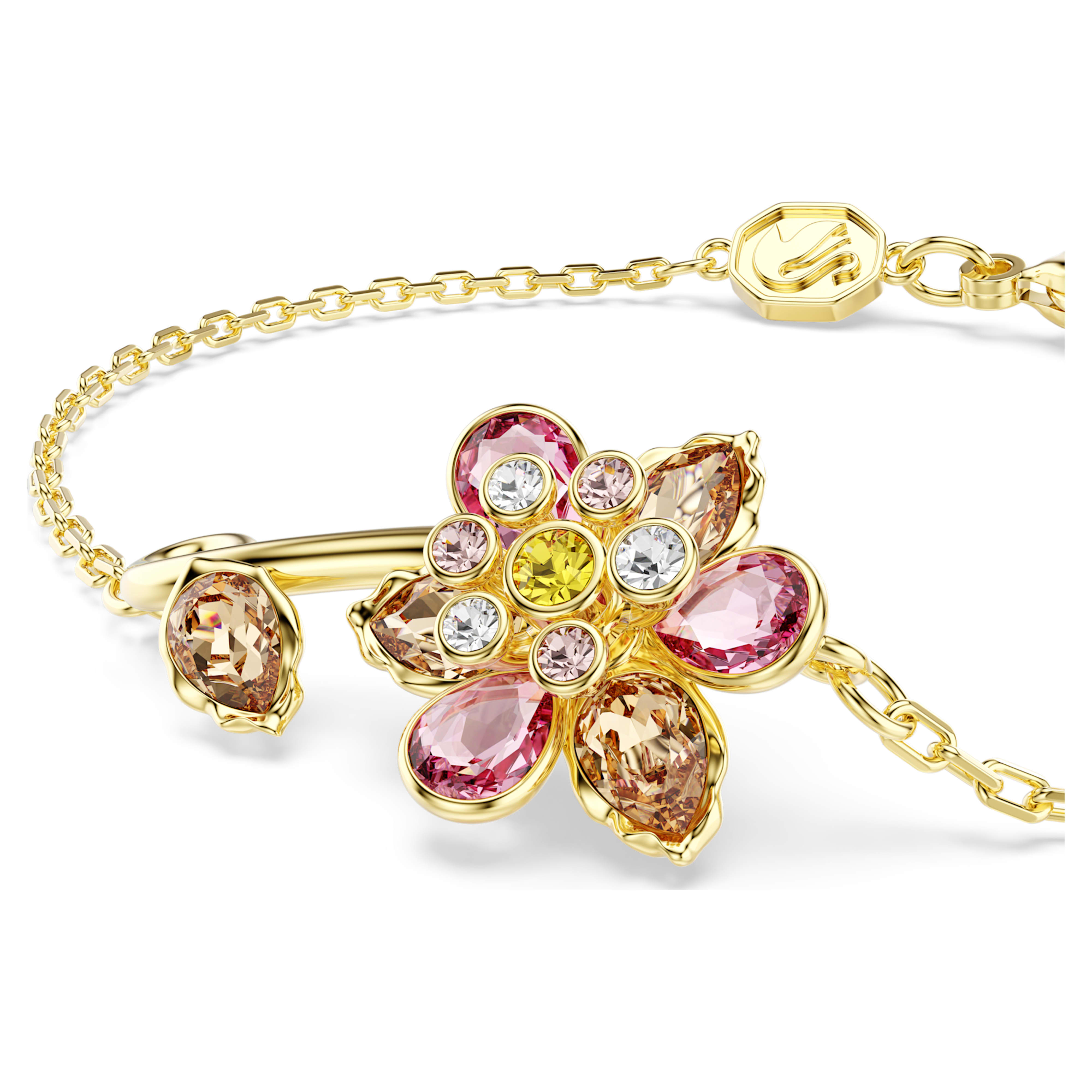 Idyllia multicolored flower bracelet – Swarovski