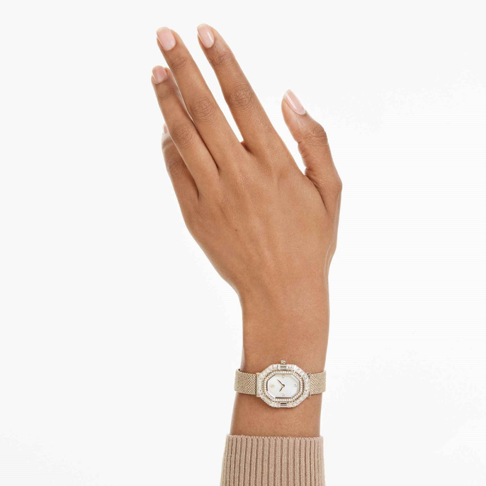 Reloj Matrix Octagon para mujer - Oro champán - Swarovski