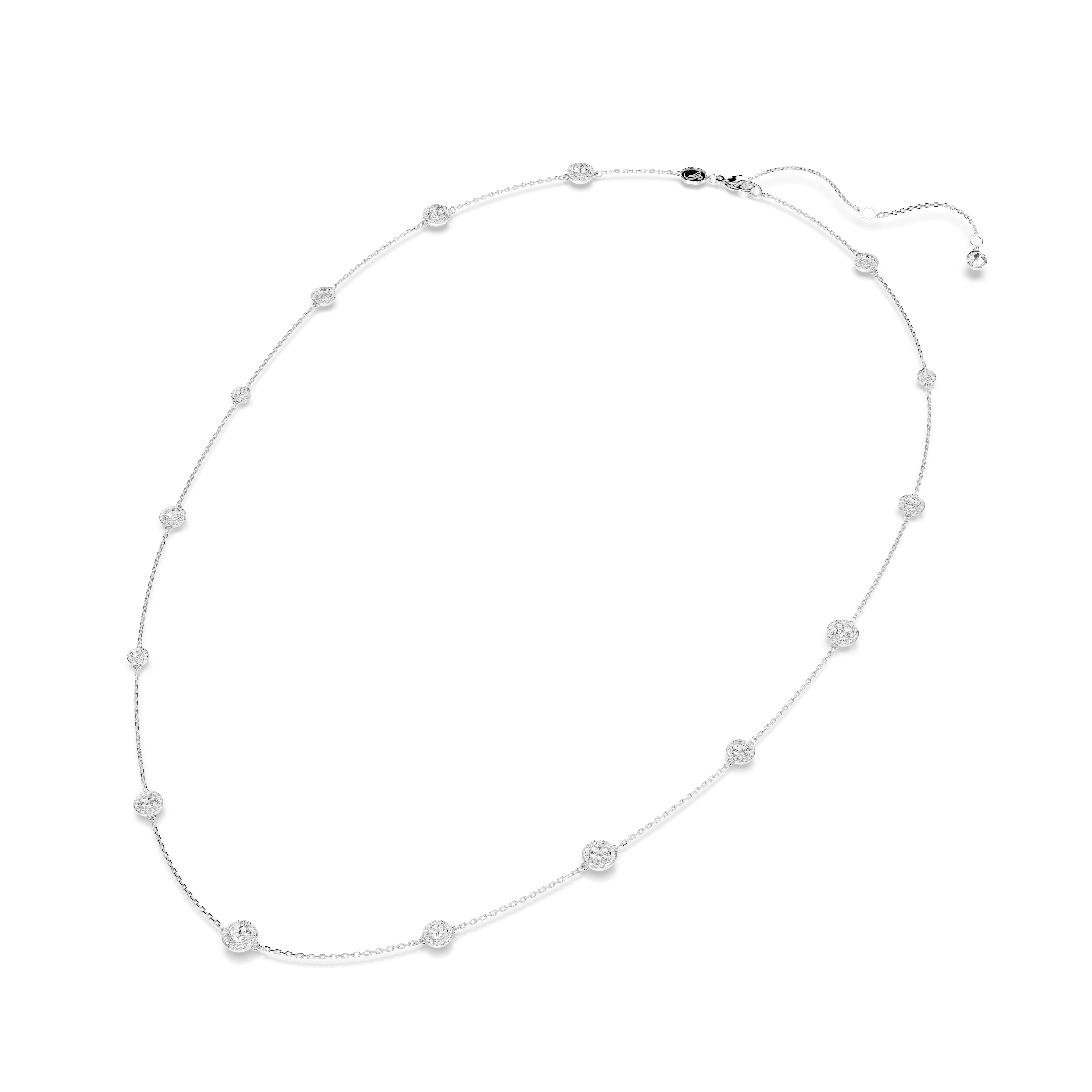White Una Angelic long necklace – Swarovski