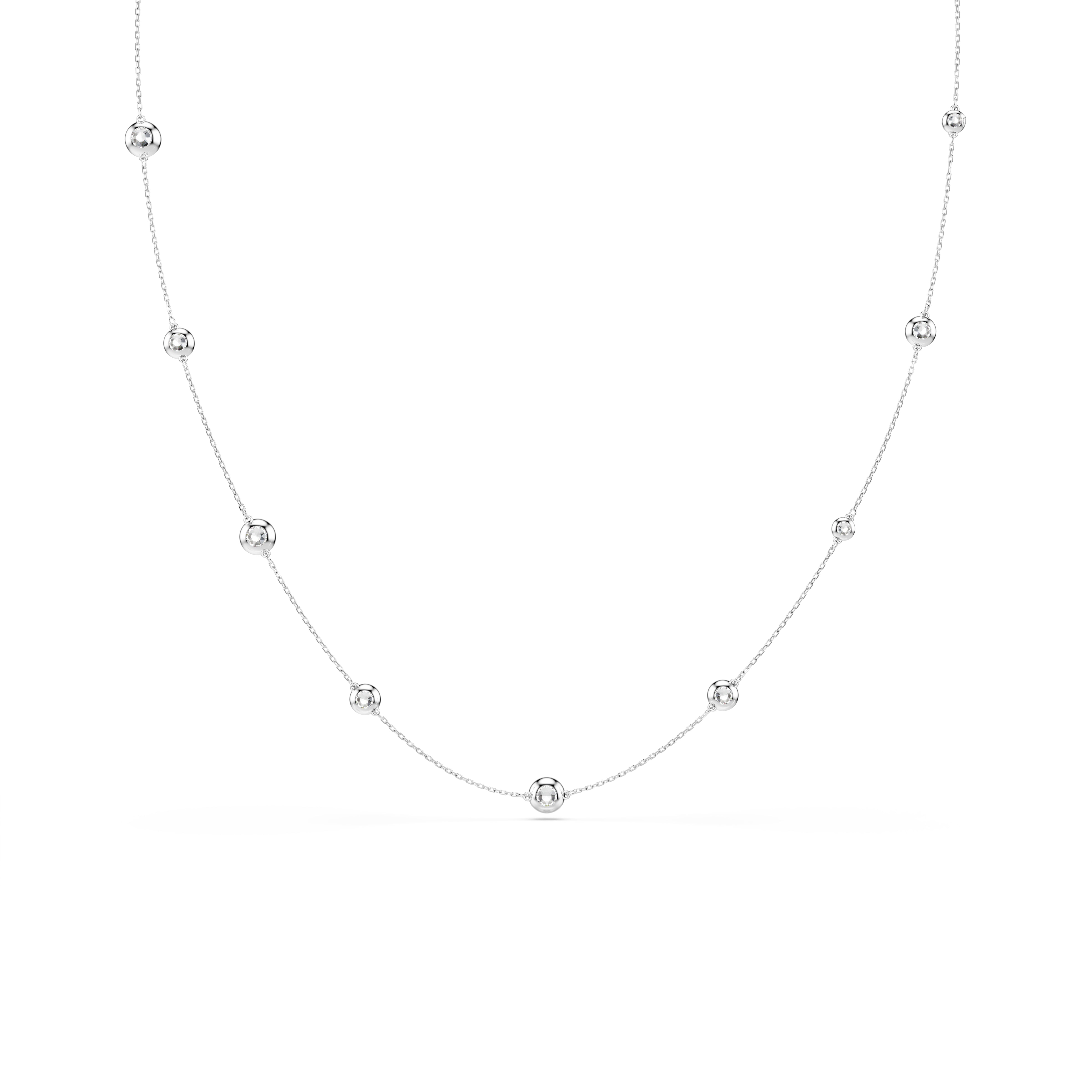 White Una Angelic long necklace – Swarovski