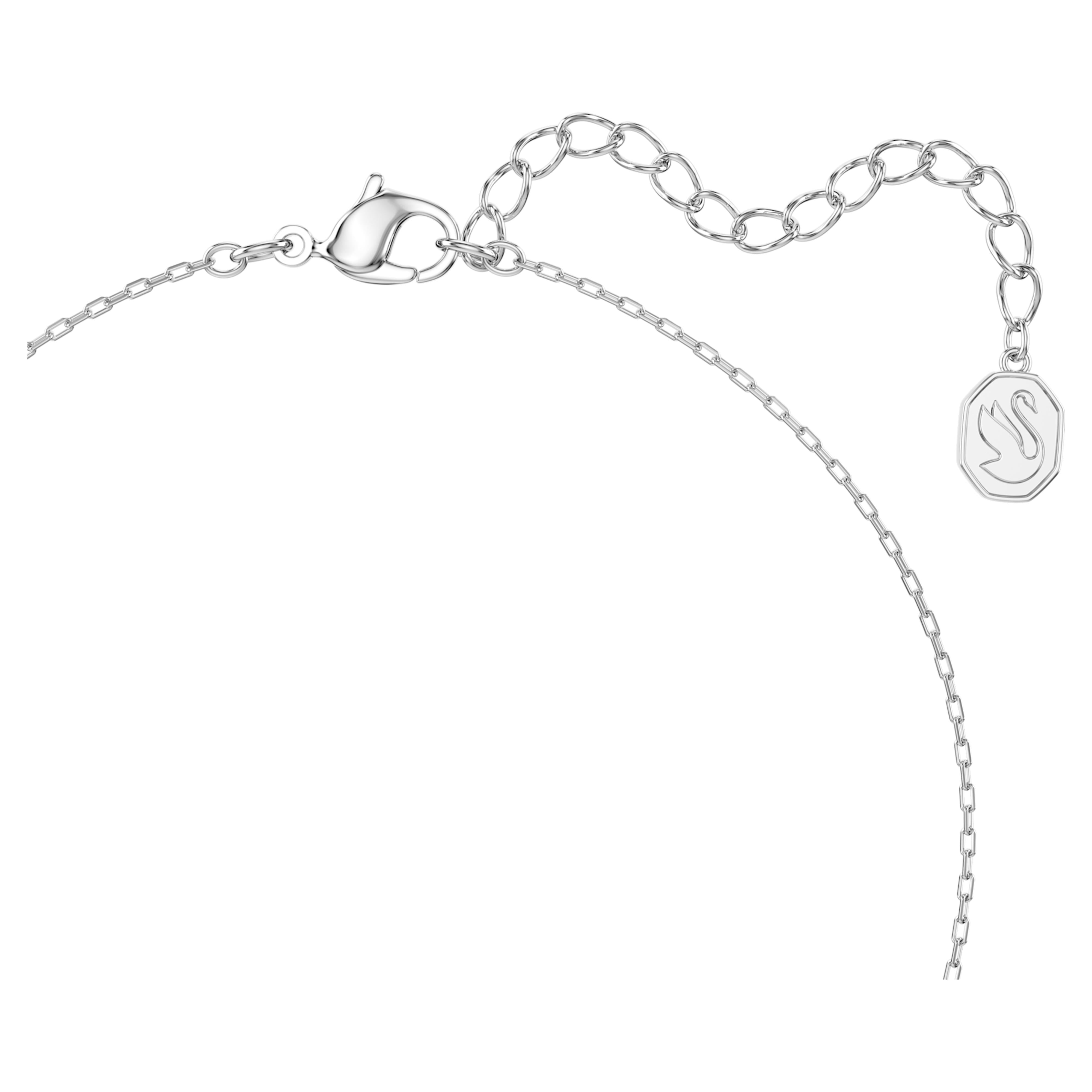 Symbolica rhodium-plated blue star pendant – Swarovski