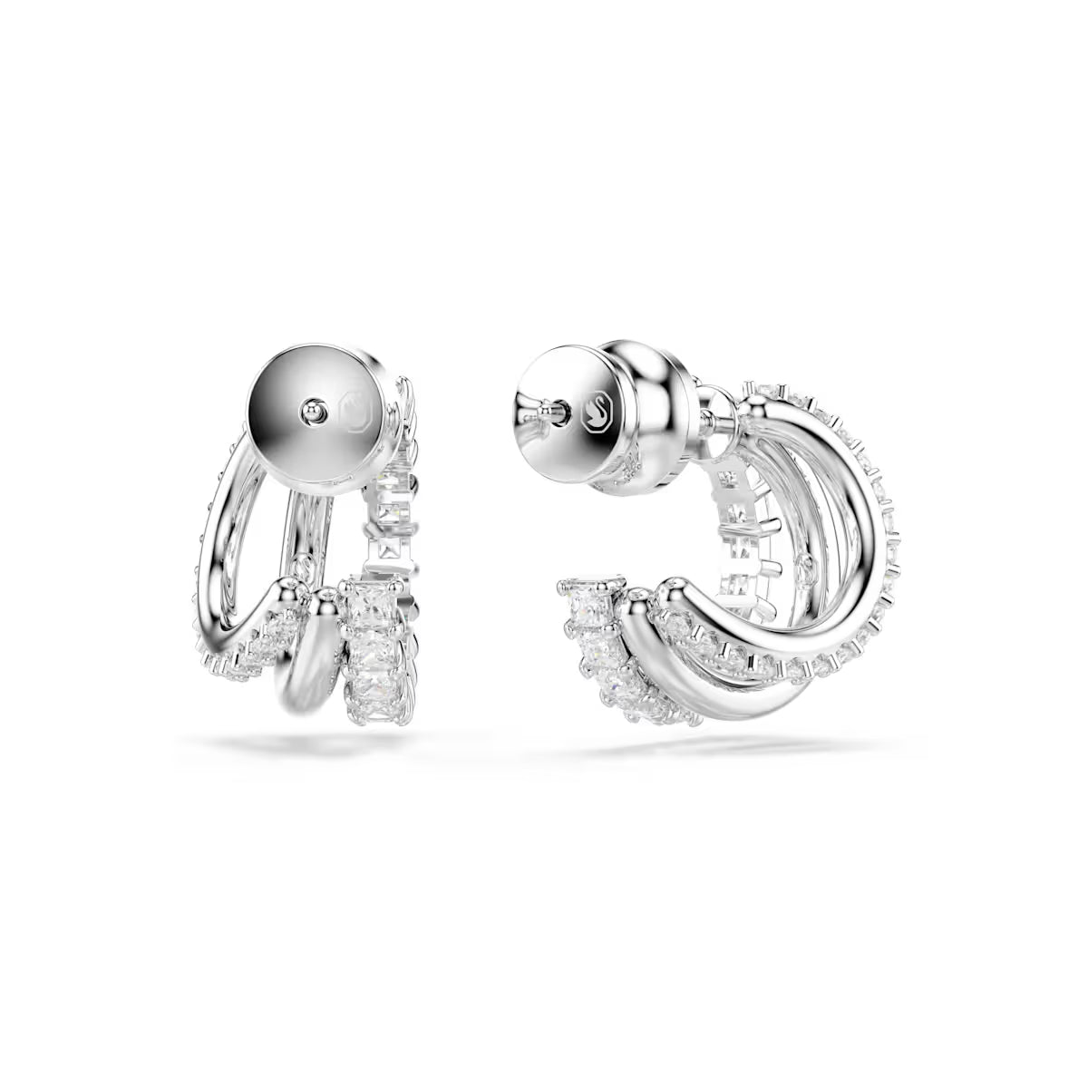 Boucles d’oreilles Swarovski - Hyperbola - Blanc