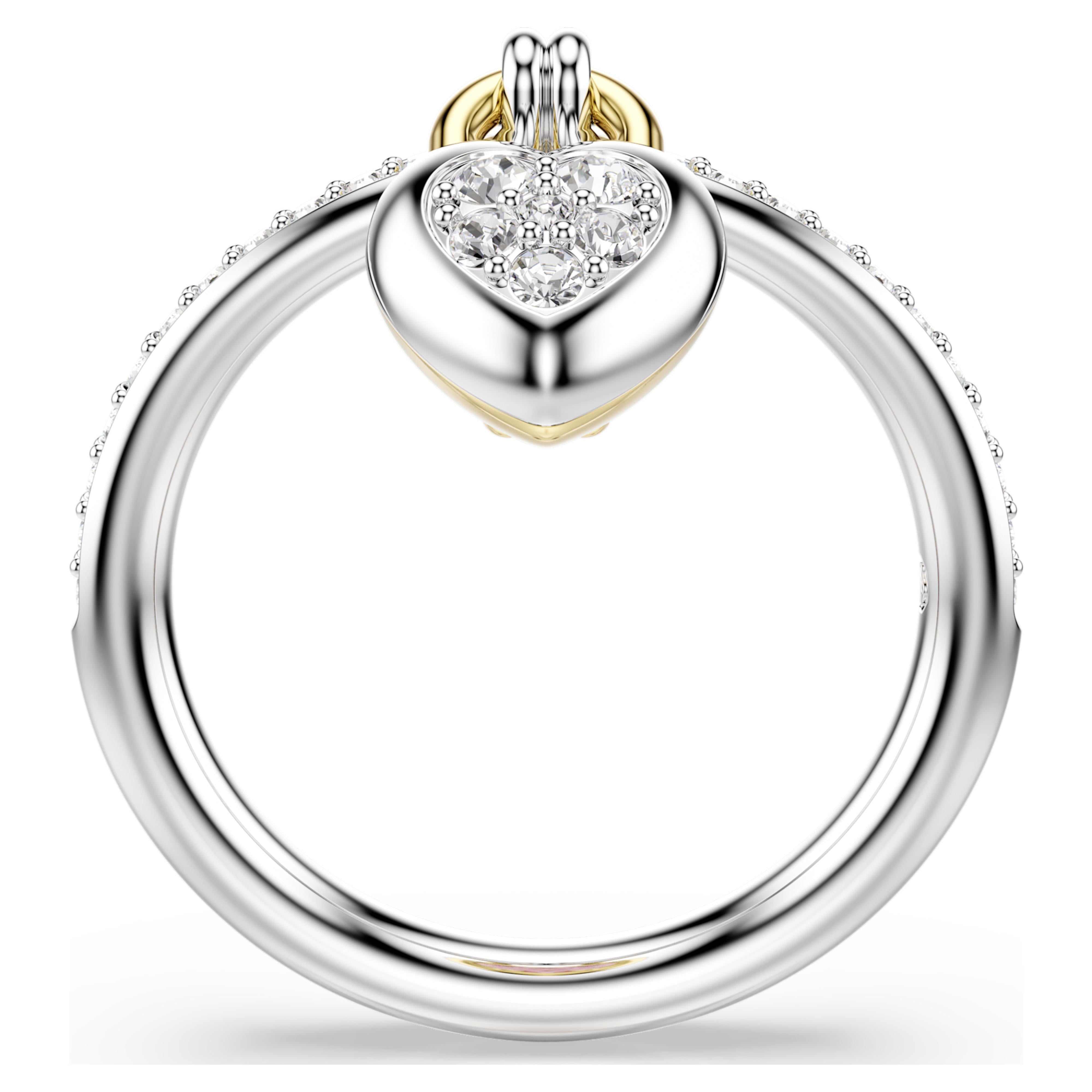 Bague Swarovski - Idyllia - Tailles variées - Rose & Finition mix de métal