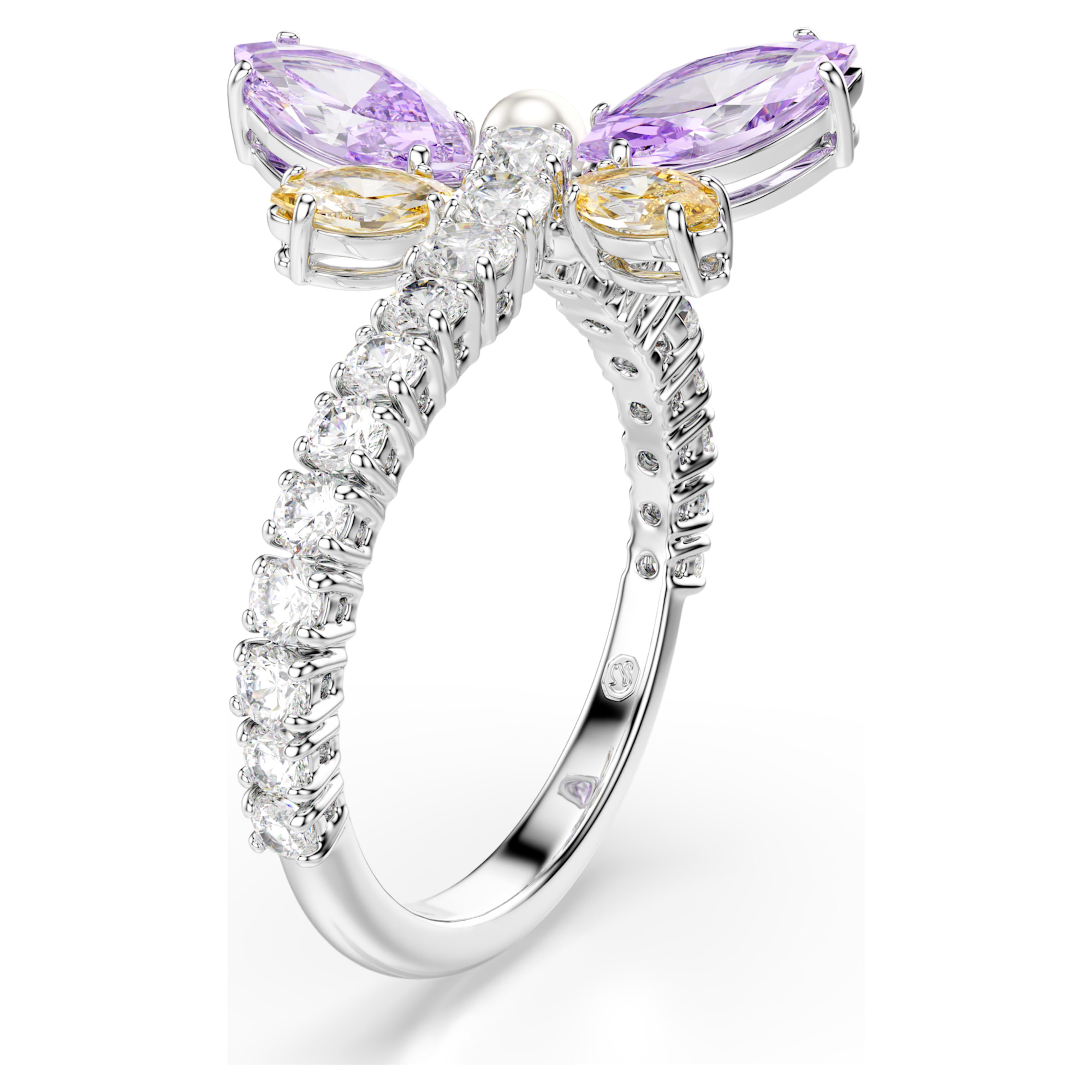 Bague Swarovski - Ariana Grande x Swarovski - Tailles variées - Multicolore & Argenté