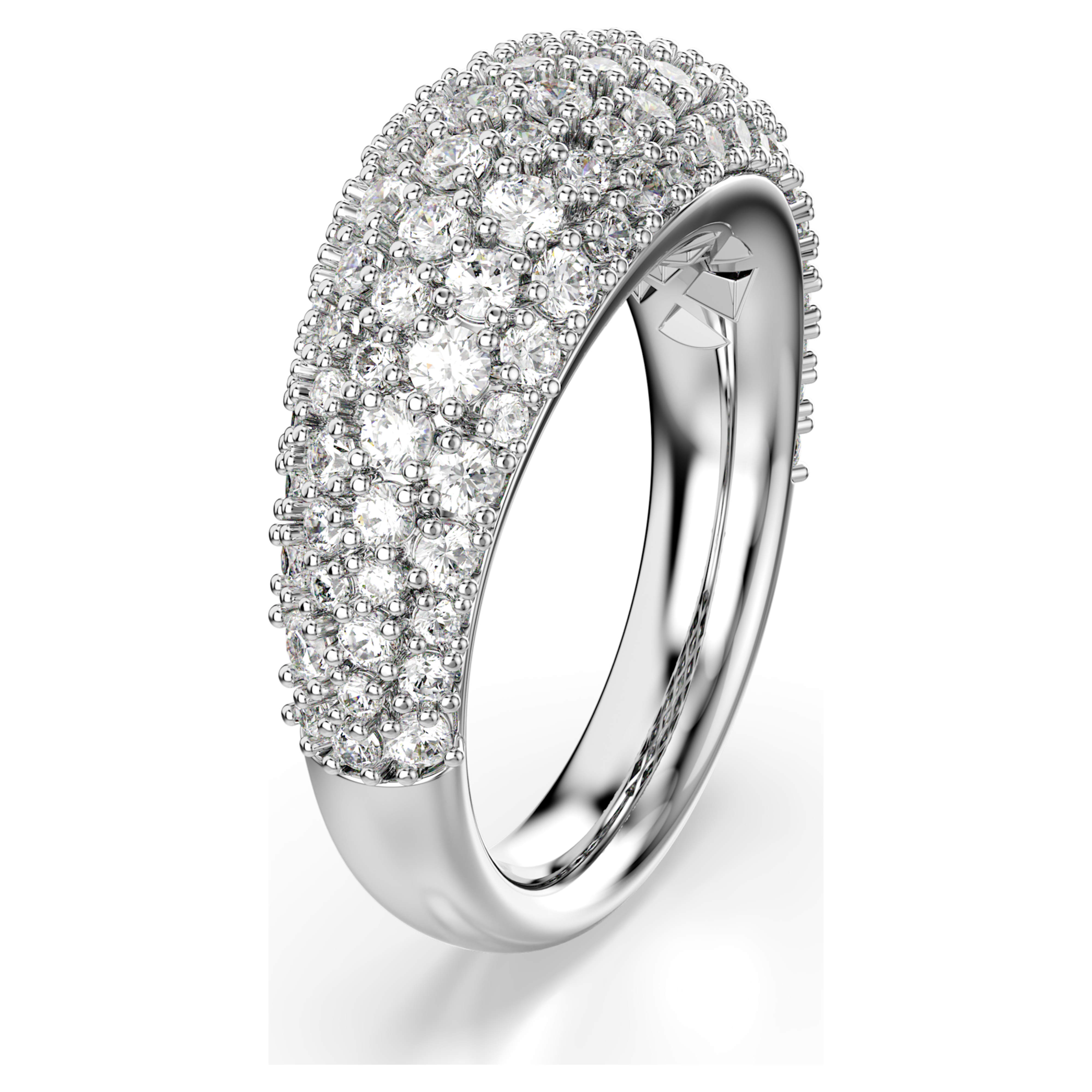 White domed Sublima ring – Swarovski