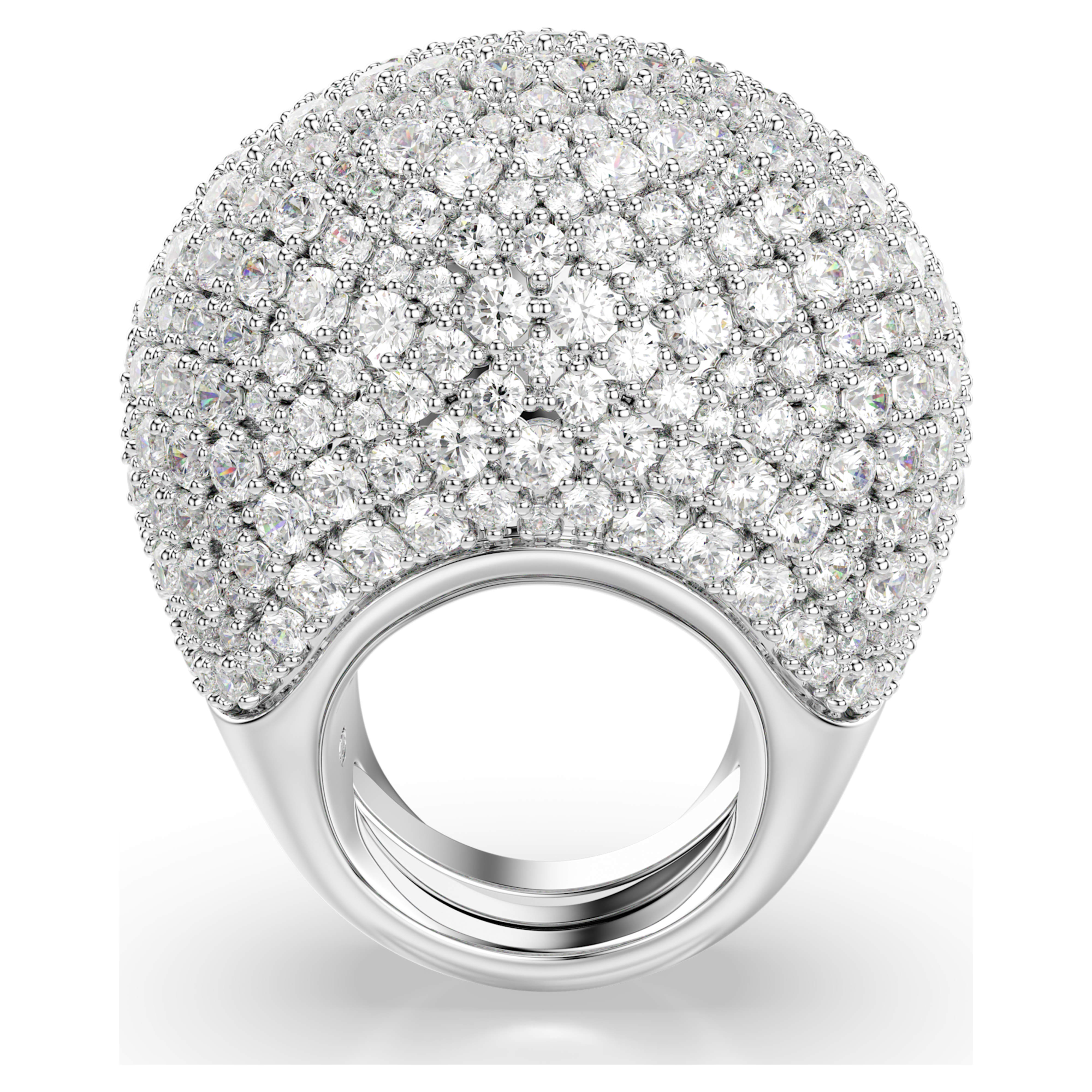Swarovski Ring - Sublima - Groot - Wit en Zilver Bekijk 4