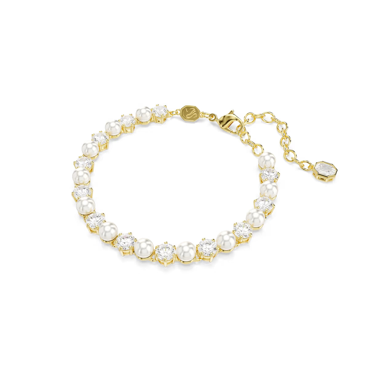 Bracelet Swarovski - Tennis Matrix - Blanc