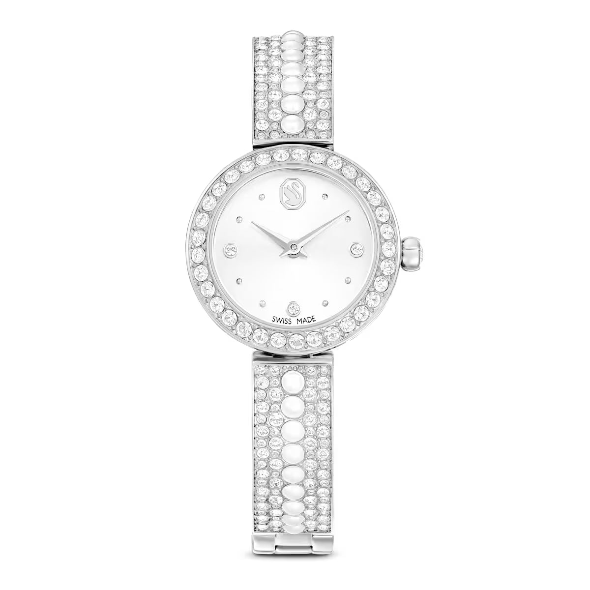 Montre Swarovski – Matrix Pearl Bangle – Blanc