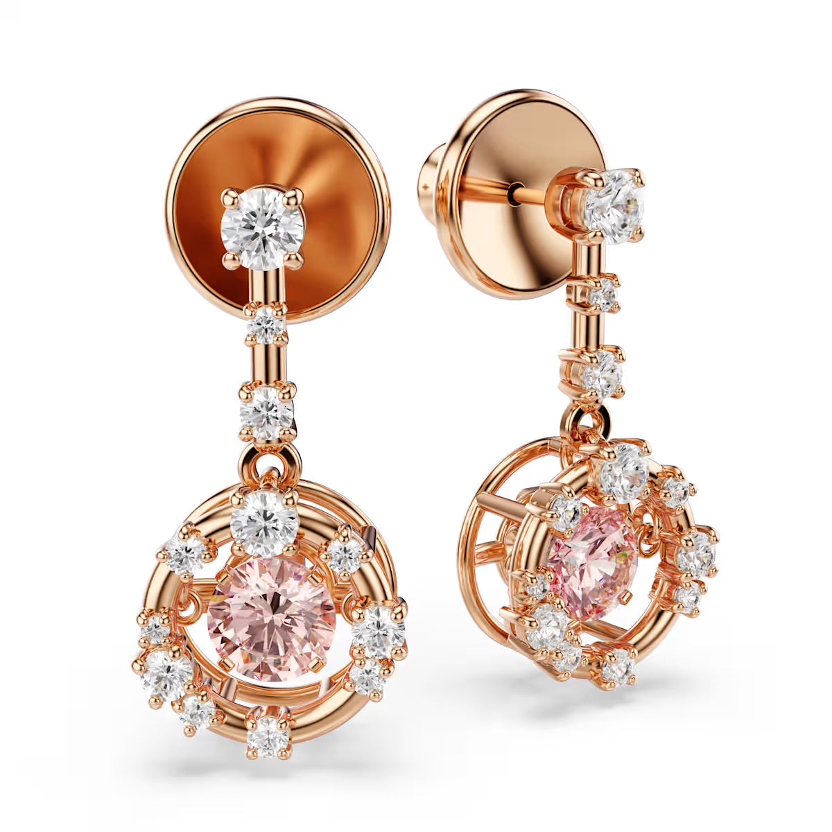 Boucles d’oreilles Swarovski - Constella - Rose