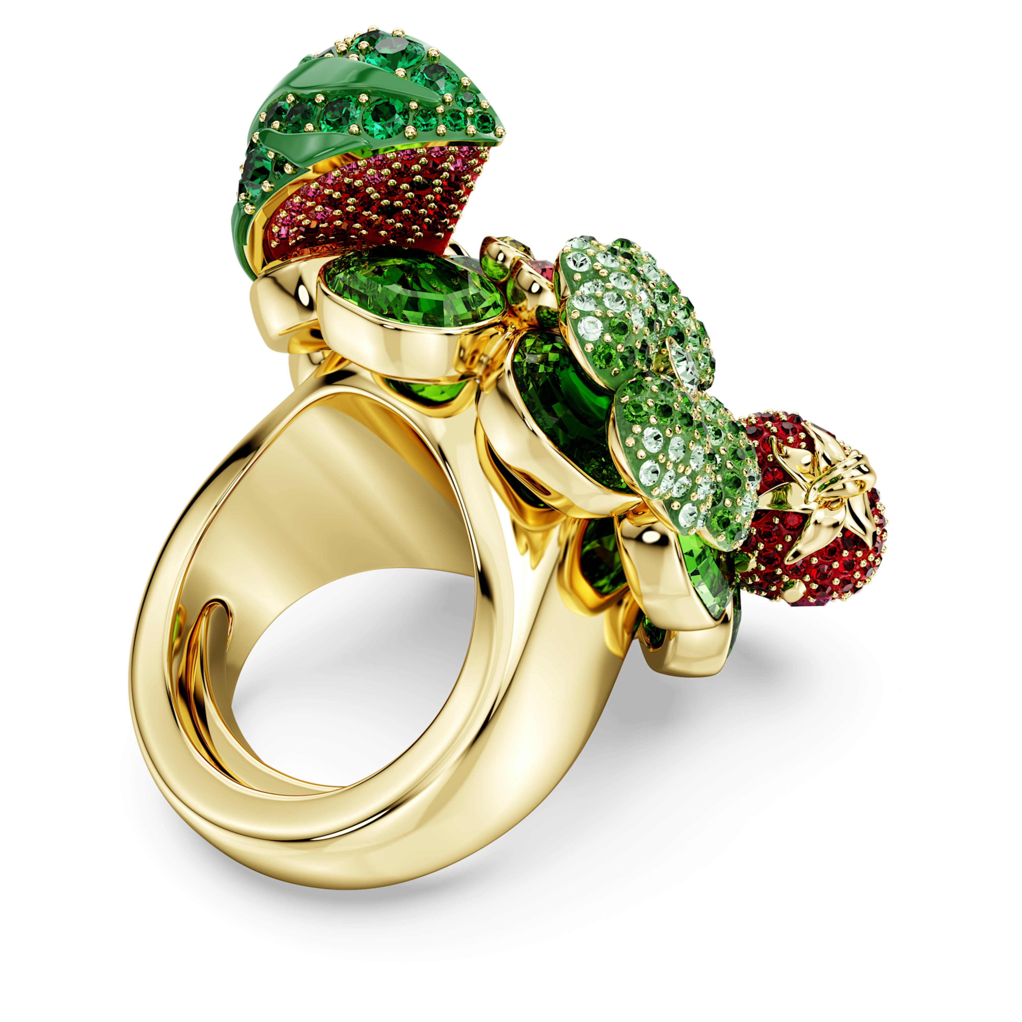 Swarovski Ring - Idyllia - Veelkleurige en gouden weergave 3