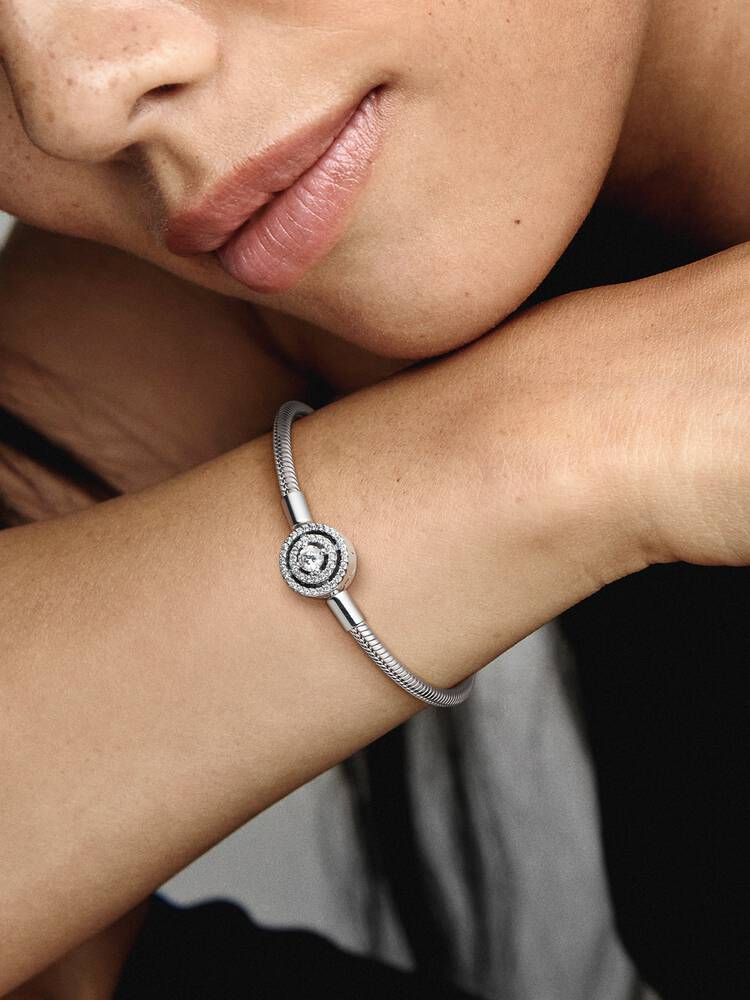 Pulsera Pandora - Cierre Redondo De Malla De Serpiente