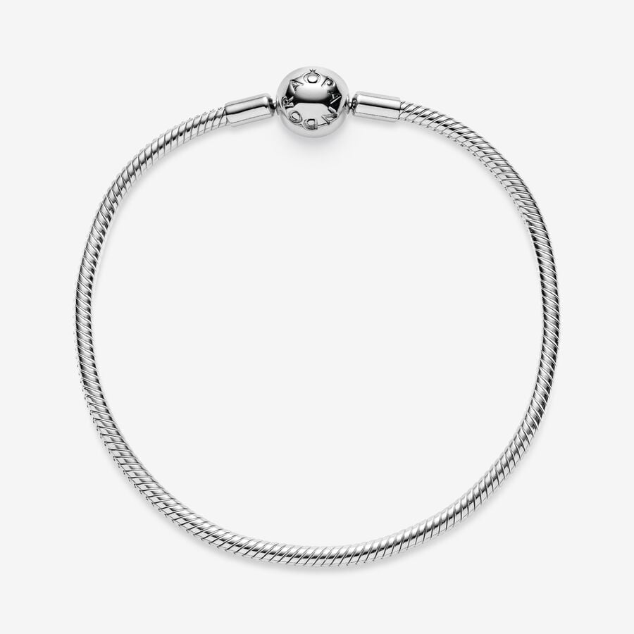 Schlangengeflecht – Kugel – Silber – Armband – Pandora