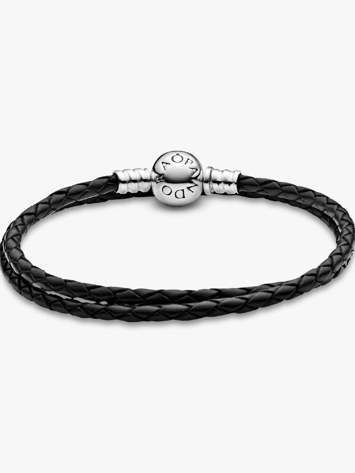 Bracelet Fermoir Rond Argent – vue 3