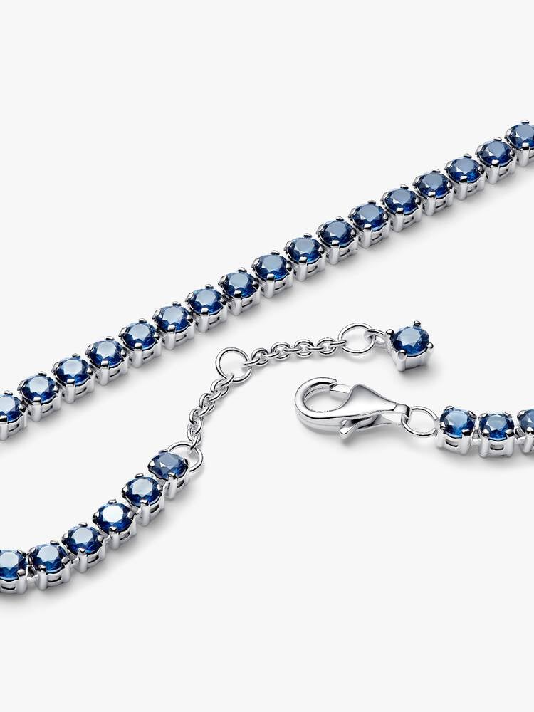 Silver shimmering blue river bracelet | Pandora