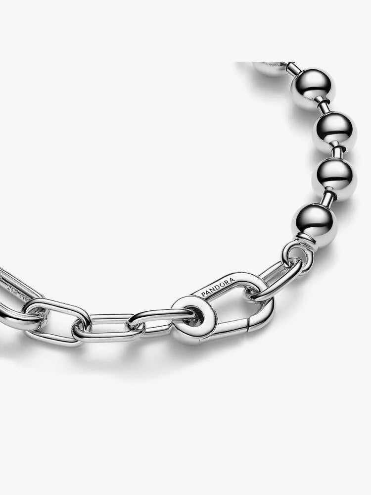 Pandora-armband - schakel en metalen kraal