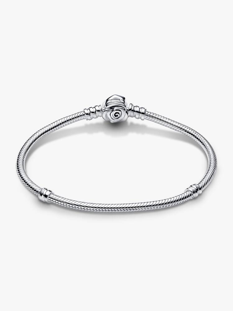 Pandora armbånd - Snake Mesh Pink lås