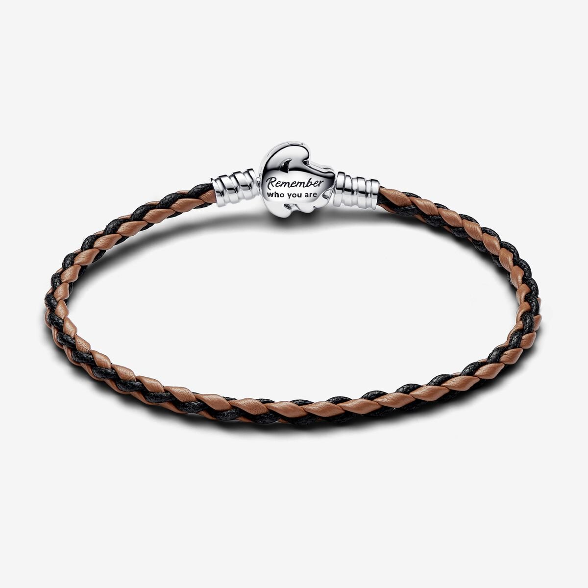 Disney - The Lion King - Braided Leather &amp; Silver - Pandora Bracelet