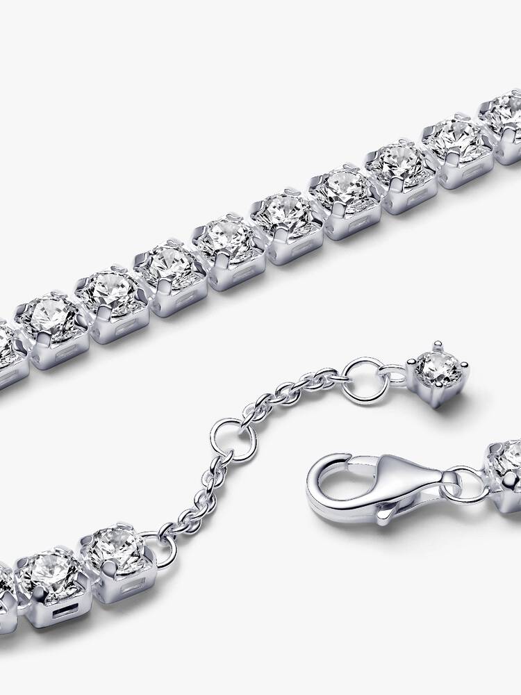 Bold river bracelet sparkle silver | Pandora