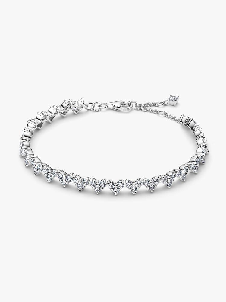 Pandora Armband - Harten Trios of Stones | 594390C01