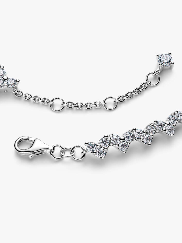 Pandora Armband - Harten Trios of Stones | 594390C01