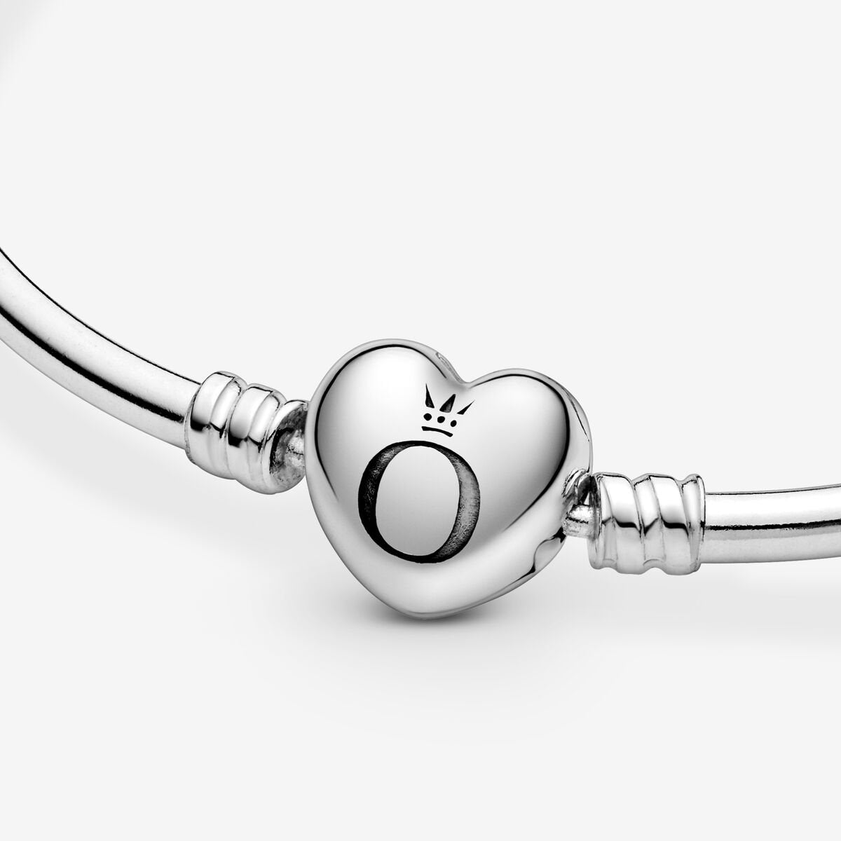 Jonc - Coeur - Argent - Bracelet - Pandora