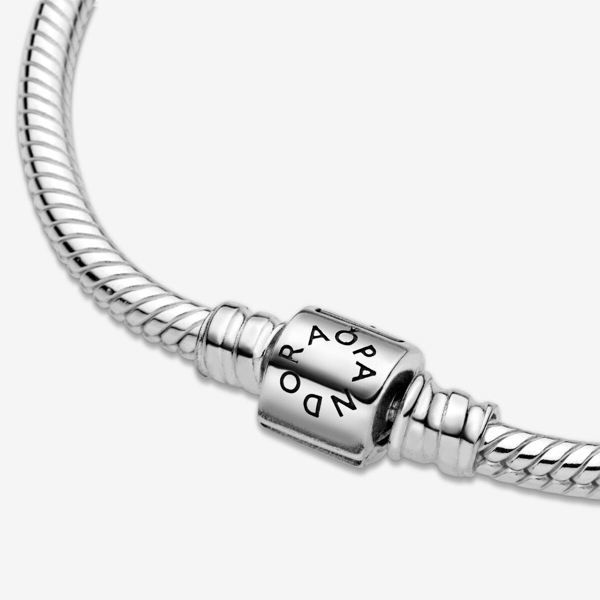 Schlangengeflecht – Fass – Silber – Armband – Pandora