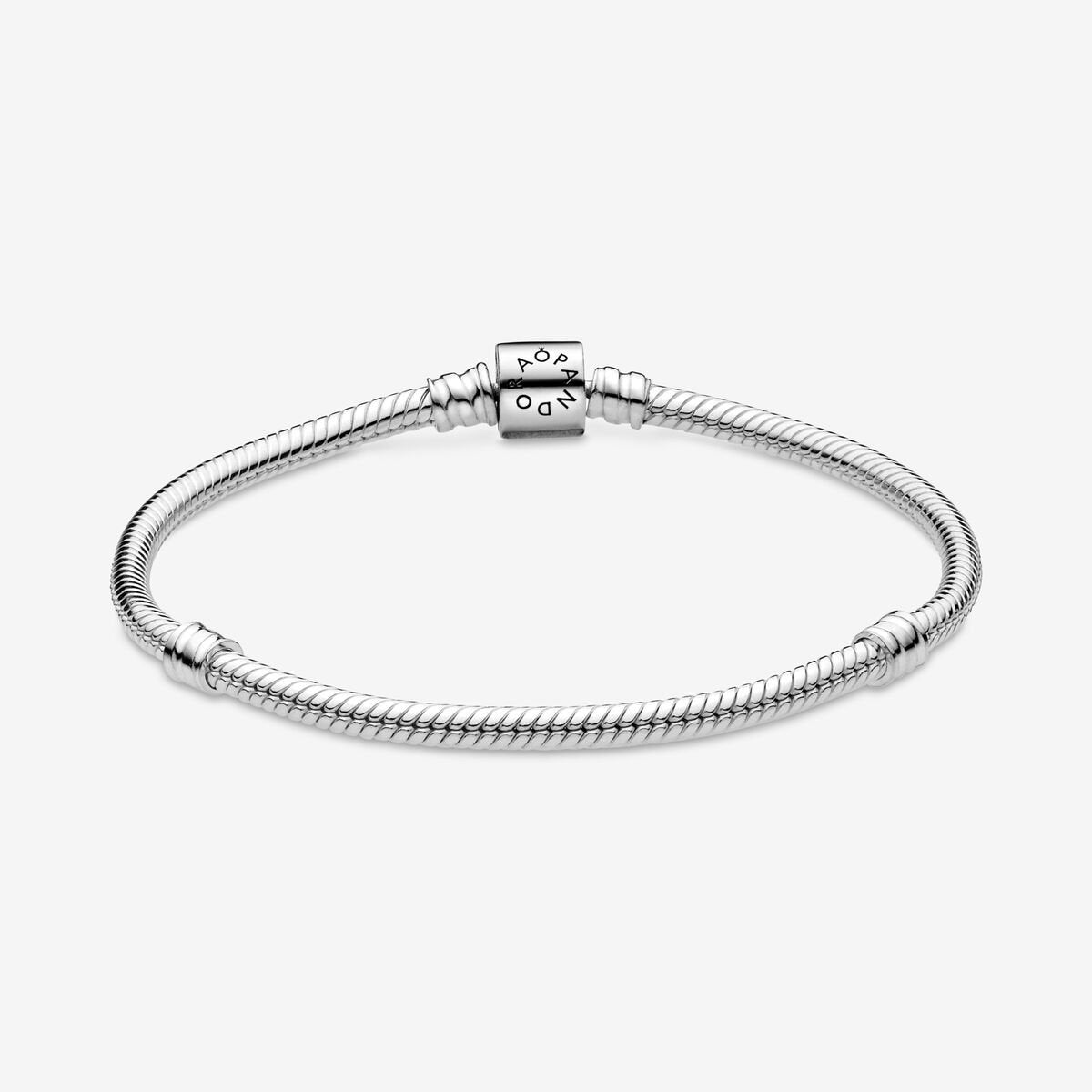 Snake Mesh - Barrel - Silver - Bracelet - Pandora