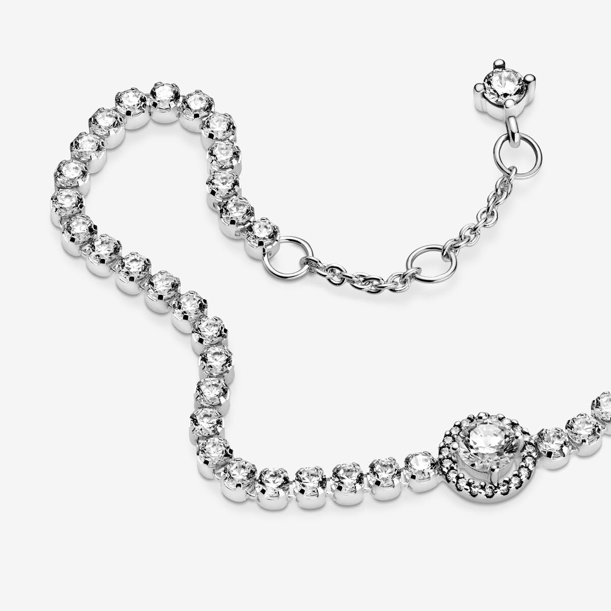 Halo – Sparkling River – Silber – Pandora-Armband