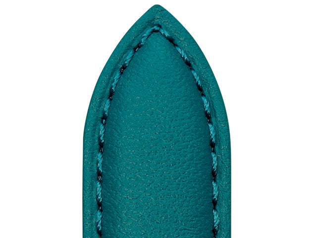 Pulseira de Relógio em Couro - Miami - Verde Esmeralda - Rochet - 12x10mm