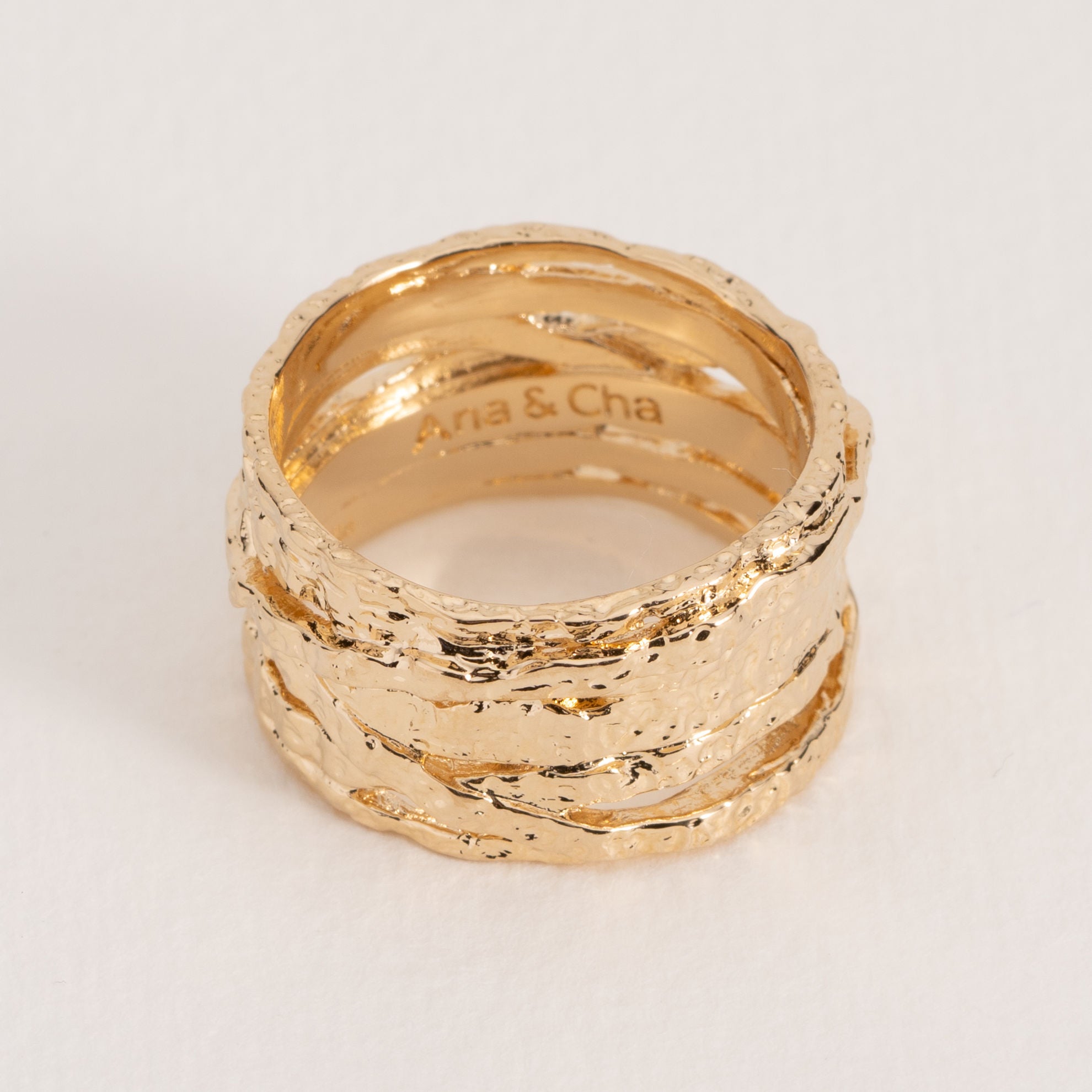 Esmée - Gold Plated Ring - Ana and Cha