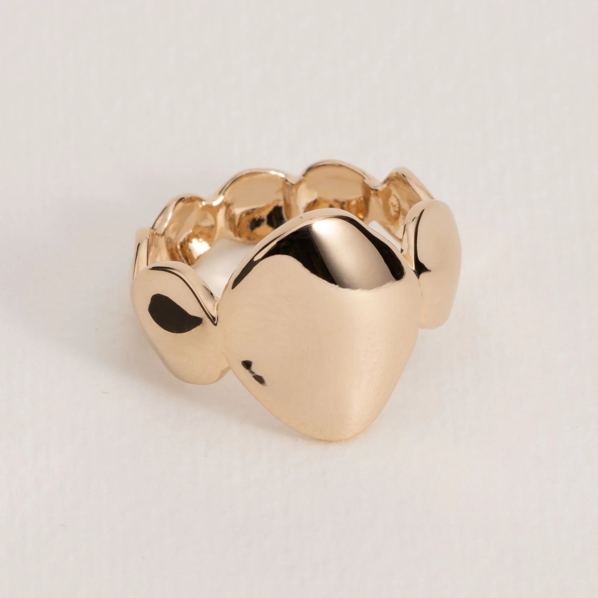 Colette - Forgyldt Ring - Ana og Cha