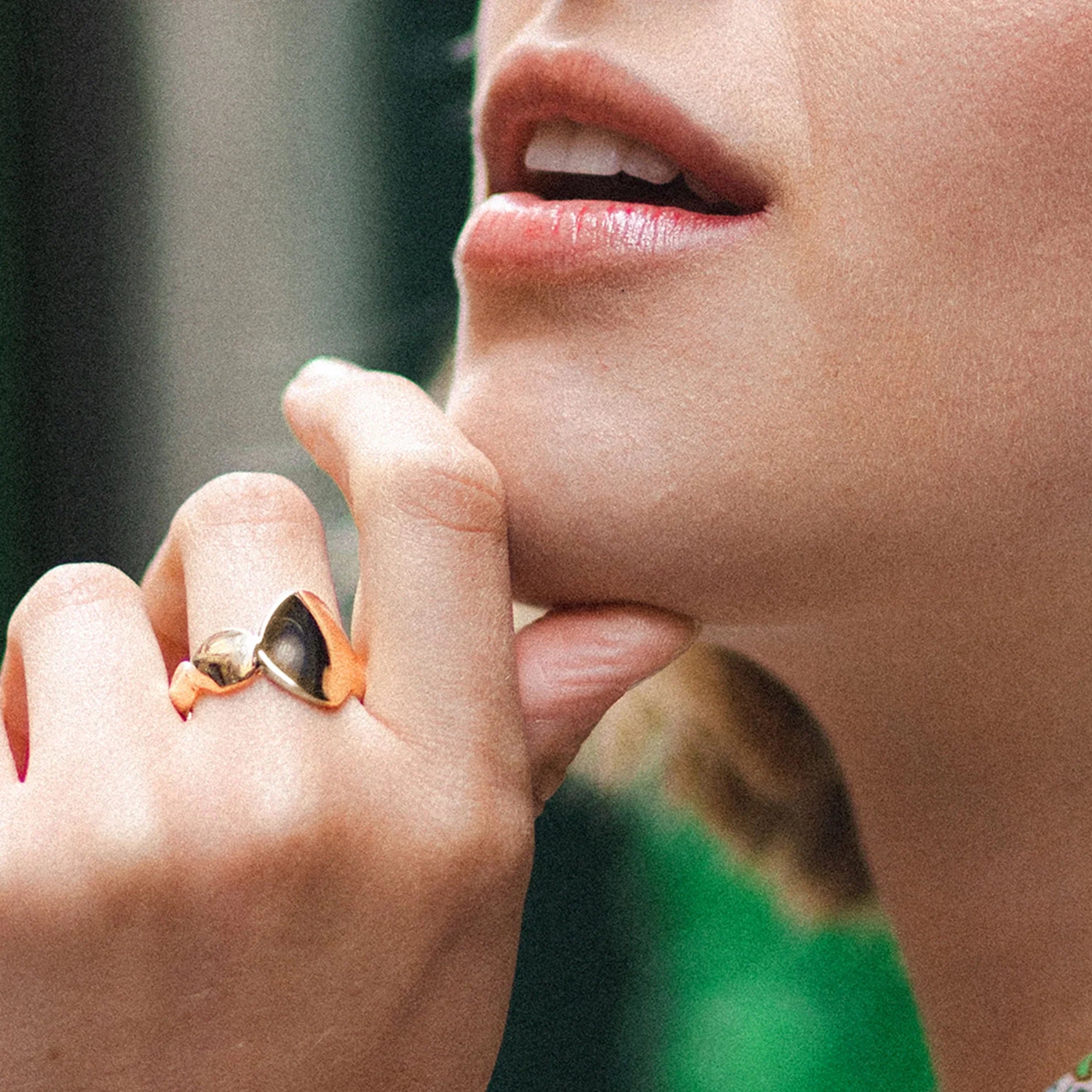 Colette - Guldbelagt ring - Ana og Cha-udsigt 2