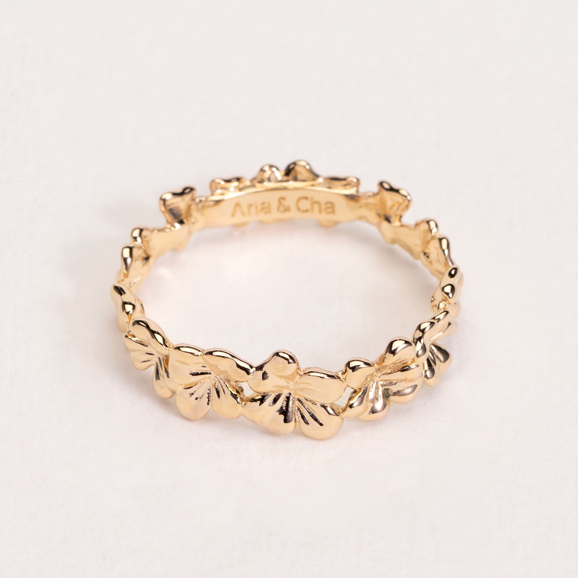 Romane - Gold Plated Ring - Ana and Cha