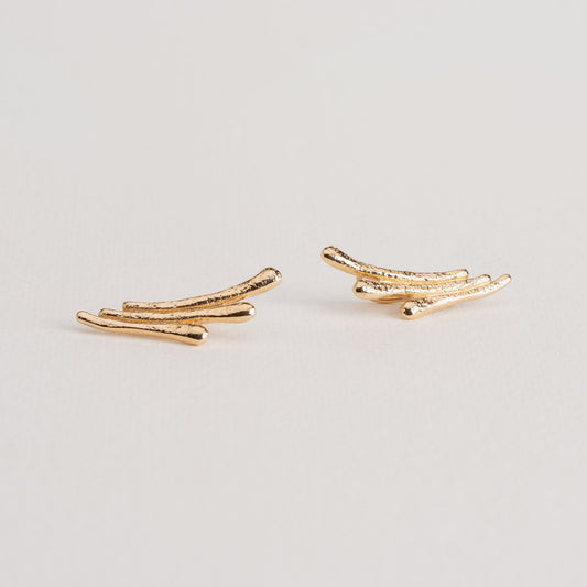 Abby - Gold Plated Earrings - Ana and Cha